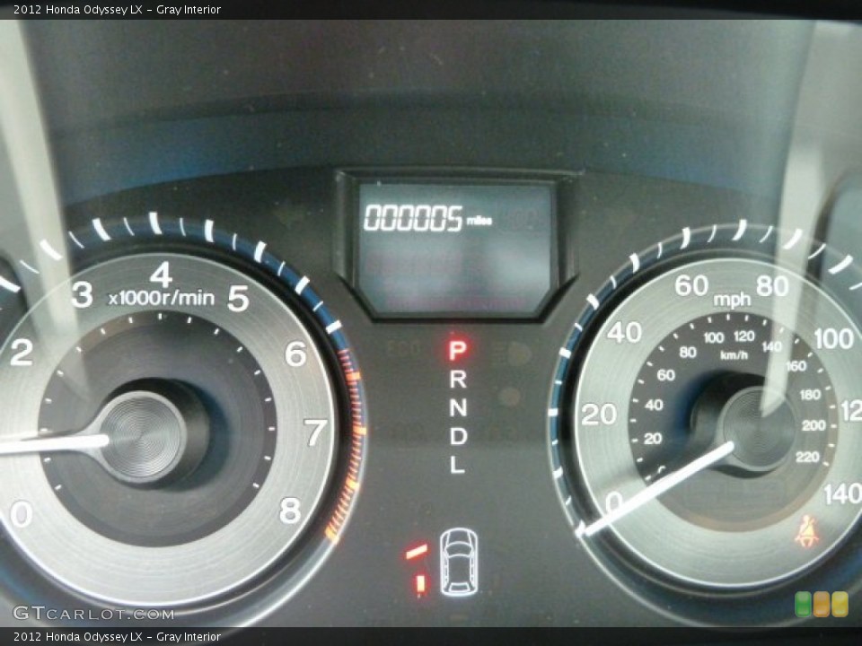 Gray Interior Gauges for the 2012 Honda Odyssey LX #59146850