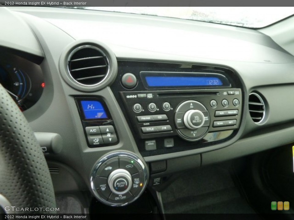 Black Interior Controls for the 2012 Honda Insight EX Hybrid #59147324