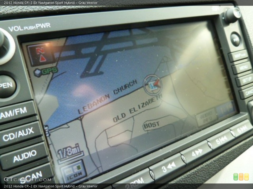 Gray Interior Navigation for the 2012 Honda CR-Z EX Navigation Sport Hybrid #59147468