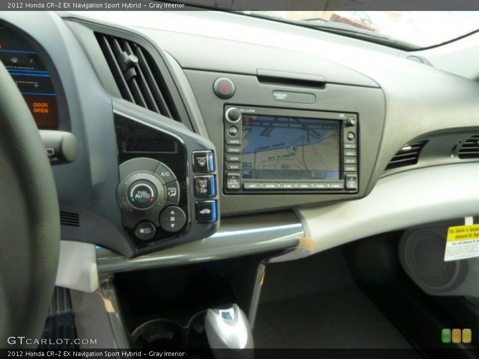 Gray Interior Navigation for the 2012 Honda CR-Z EX Navigation Sport Hybrid #59147492