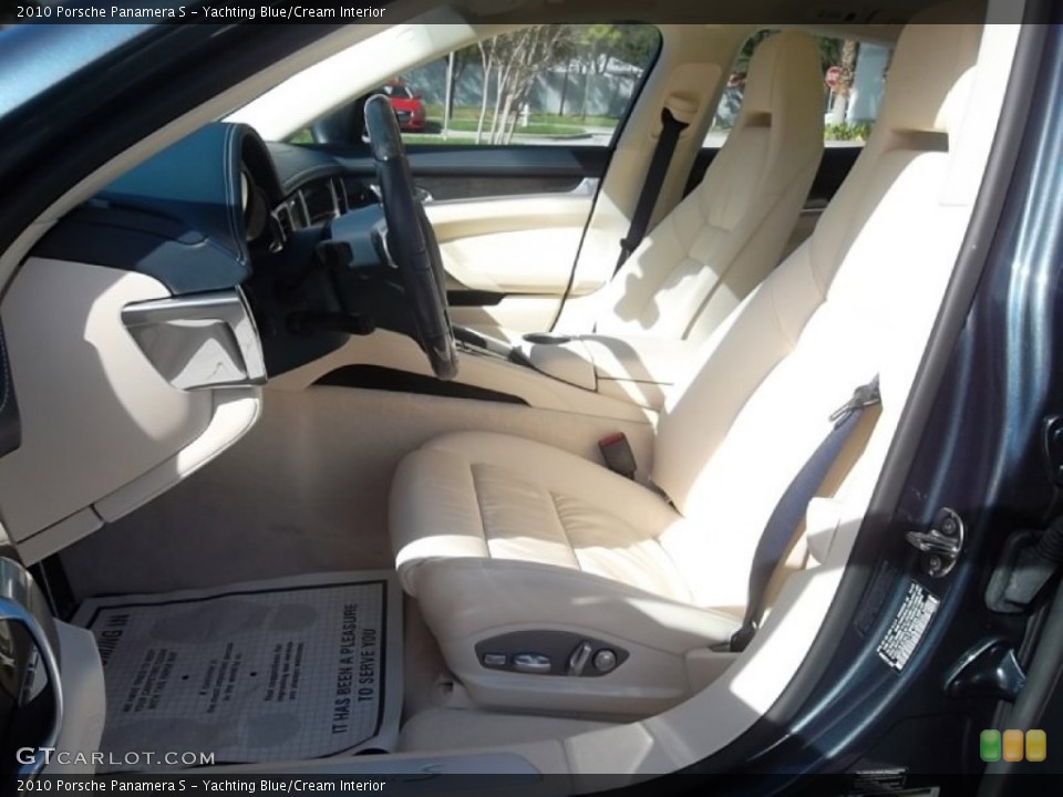 Yachting Blue/Cream Interior Photo for the 2010 Porsche Panamera S #59149280