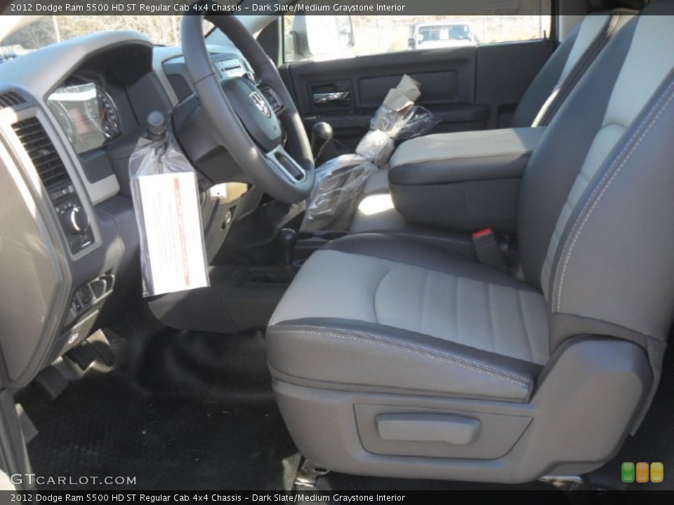 Dark Slate/Medium Graystone Interior Photo for the 2012 Dodge Ram 5500 HD ST Regular Cab 4x4 Chassis #59149880