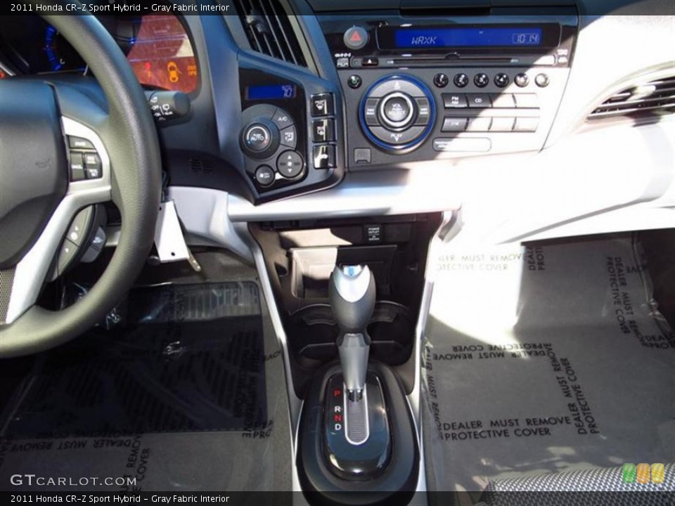 Gray Fabric Interior Controls for the 2011 Honda CR-Z Sport Hybrid #59150114