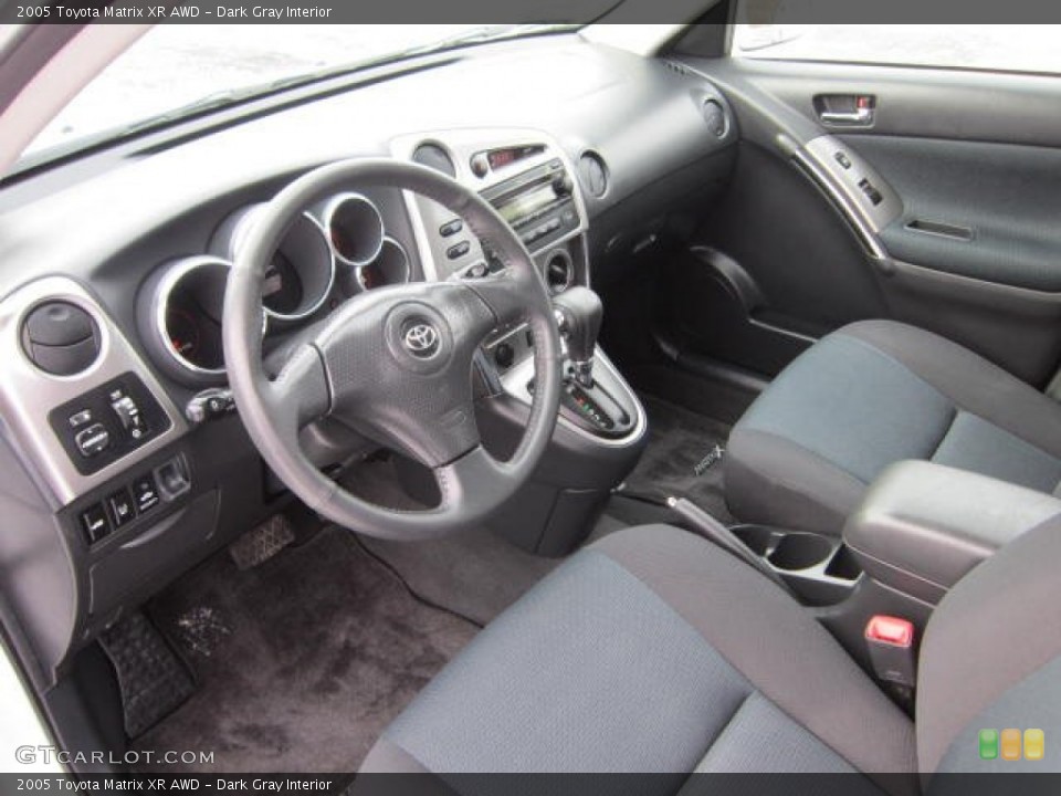 Dark Gray Interior Photo for the 2005 Toyota Matrix XR AWD #59151047