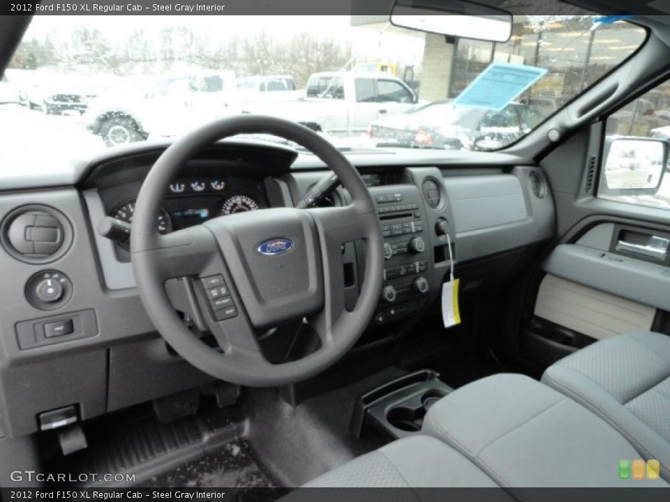 Steel Gray Interior Dashboard for the 2012 Ford F150 XL Regular Cab #59151337
