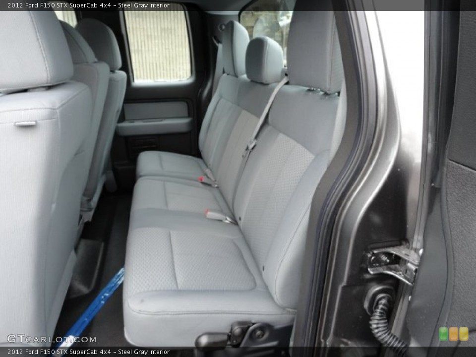 Steel Gray Interior Photo for the 2012 Ford F150 STX SuperCab 4x4 #59151674