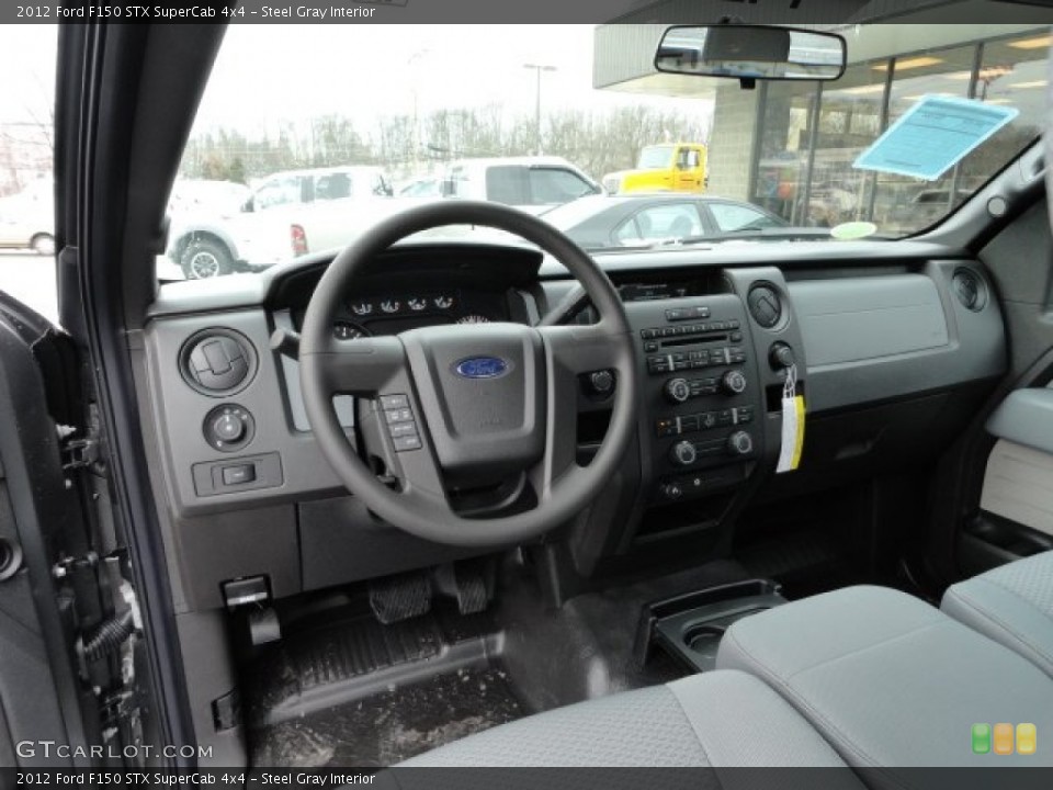 Steel Gray Interior Dashboard for the 2012 Ford F150 STX SuperCab 4x4 #59151680