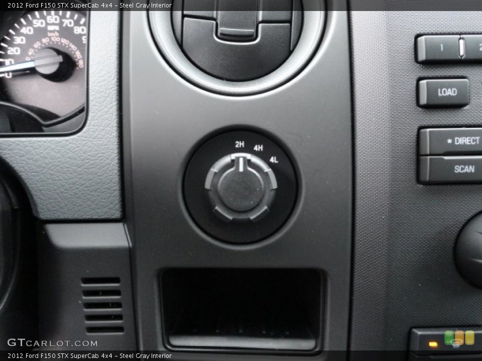 Steel Gray Interior Controls for the 2012 Ford F150 STX SuperCab 4x4 #59151754