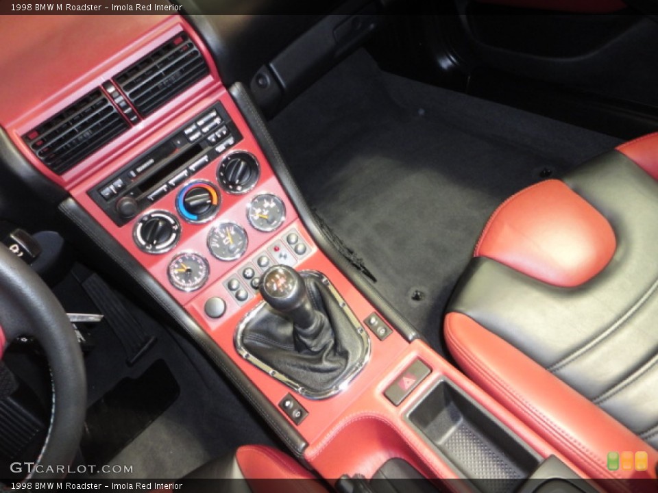 Imola Red Interior Controls for the 1998 BMW M Roadster #59151935