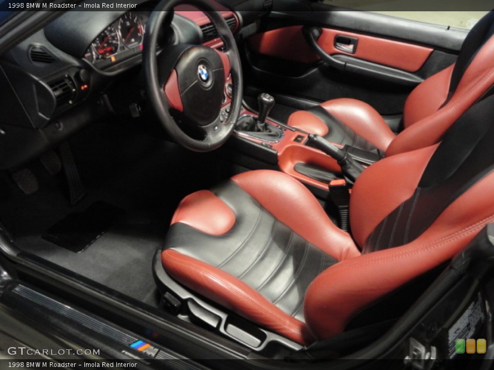 Imola Red Interior Photo for the 1998 BMW M Roadster #59151944
