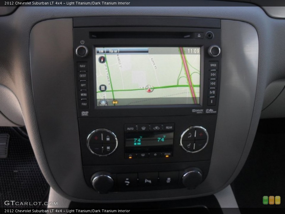 Light Titanium/Dark Titanium Interior Navigation for the 2012 Chevrolet Suburban LT 4x4 #59153096