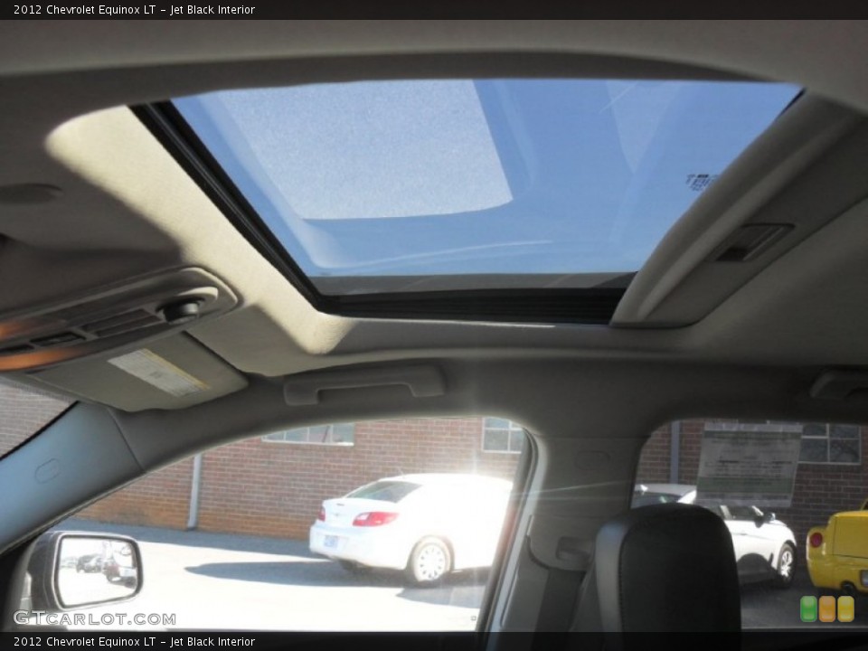 Jet Black Interior Sunroof for the 2012 Chevrolet Equinox LT #59153753