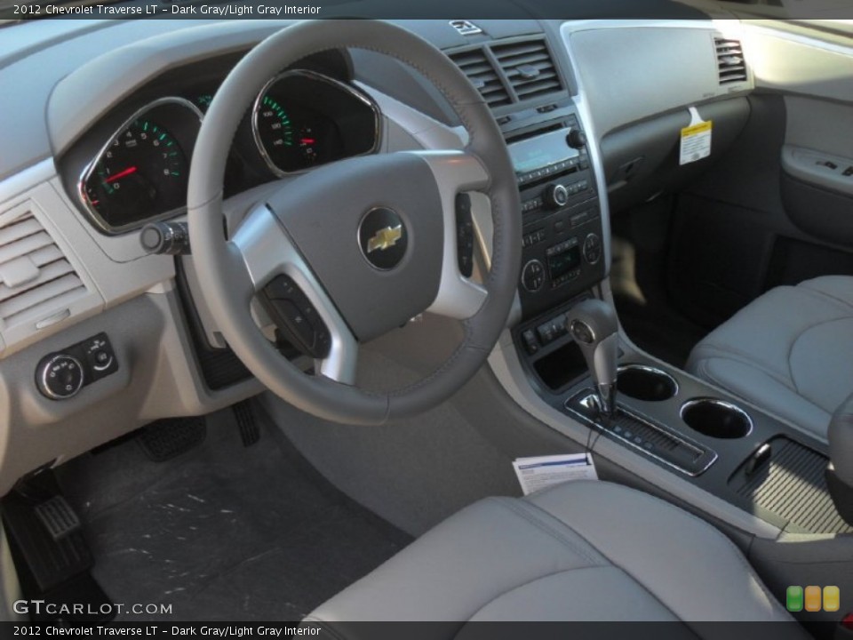 Dark Gray/Light Gray Interior Prime Interior for the 2012 Chevrolet Traverse LT #59154119