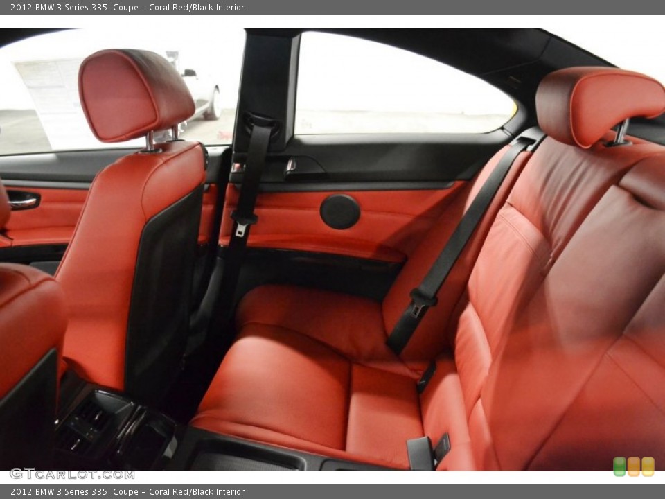 Coral Red/Black Interior Photo for the 2012 BMW 3 Series 335i Coupe #59154242