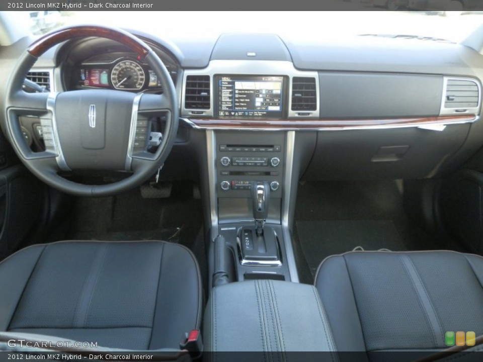 Dark Charcoal Interior Dashboard for the 2012 Lincoln MKZ Hybrid #59155550