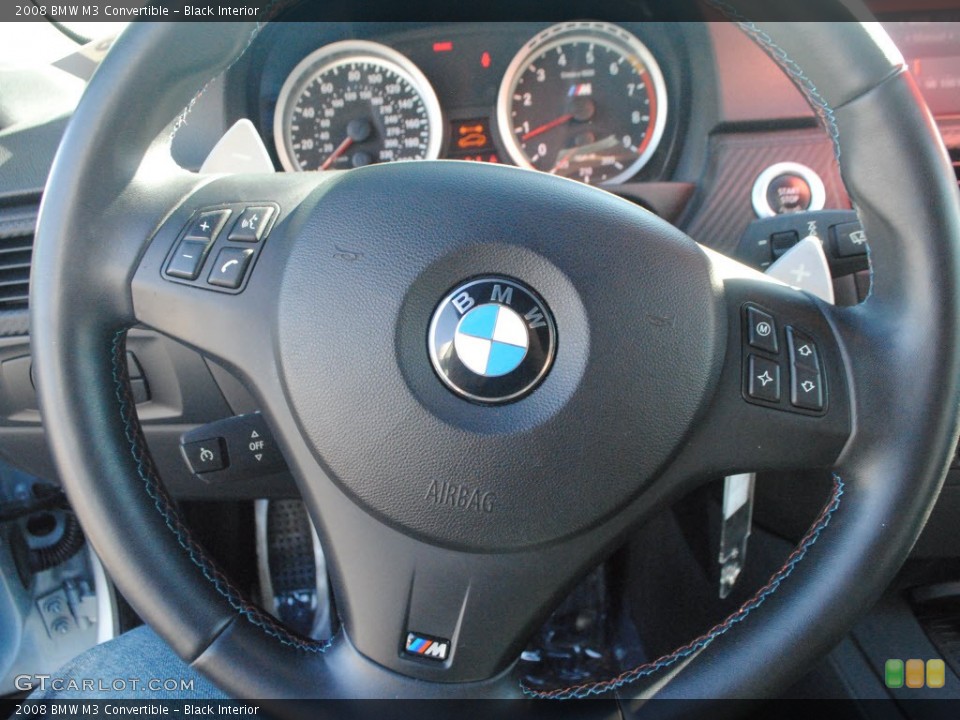 Black Interior Steering Wheel for the 2008 BMW M3 Convertible #59157818