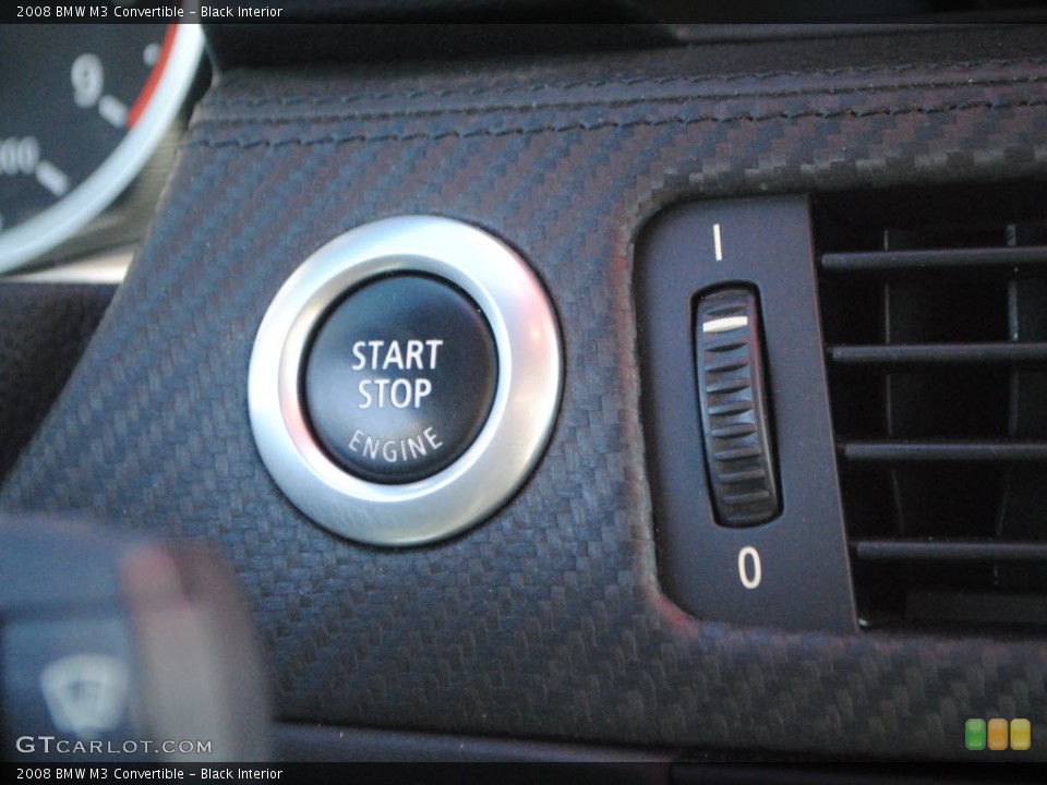 Black Interior Controls for the 2008 BMW M3 Convertible #59157860