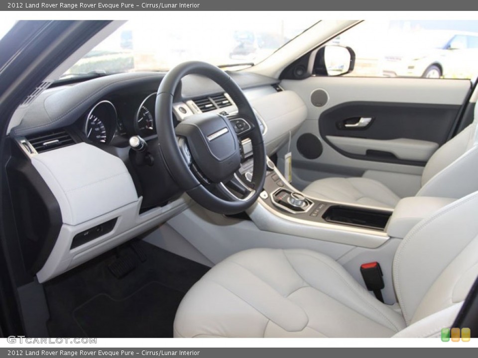 Cirrus/Lunar Interior Photo for the 2012 Land Rover Range Rover Evoque Pure #59159900