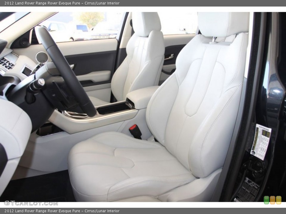 Cirrus/Lunar Interior Photo for the 2012 Land Rover Range Rover Evoque Pure #59159909