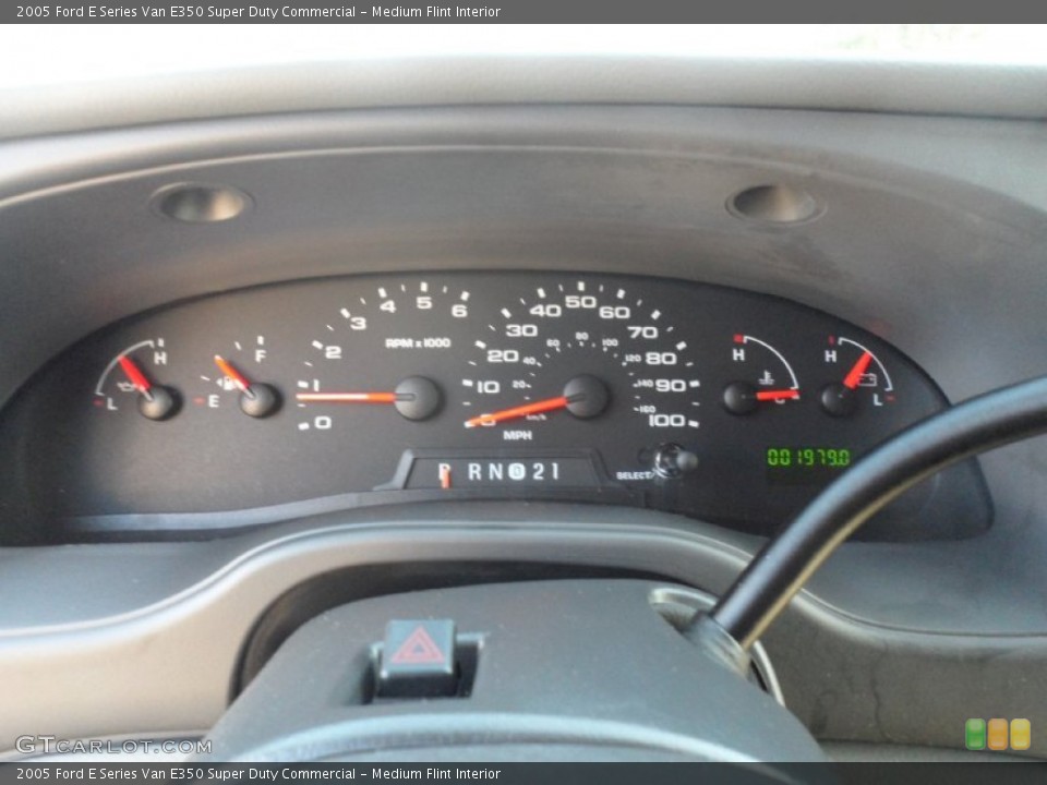 Medium Flint Interior Gauges for the 2005 Ford E Series Van E350 Super Duty Commercial #59162402