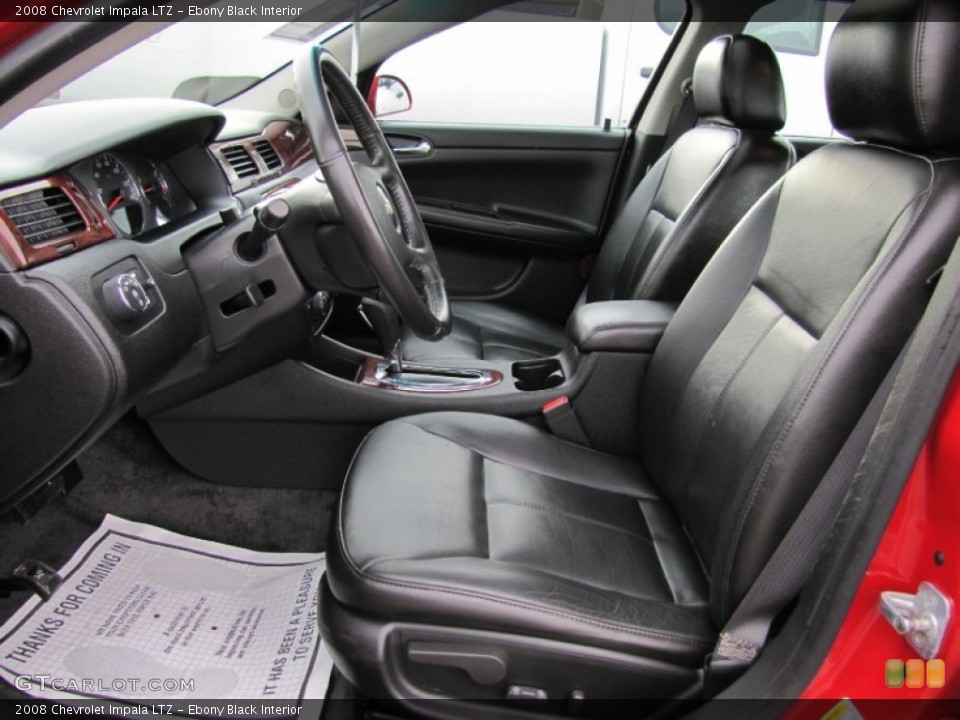 Ebony Black Interior Photo for the 2008 Chevrolet Impala LTZ #59164622