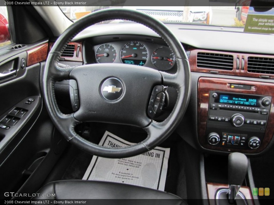 Ebony Black Interior Dashboard for the 2008 Chevrolet Impala LTZ #59164628