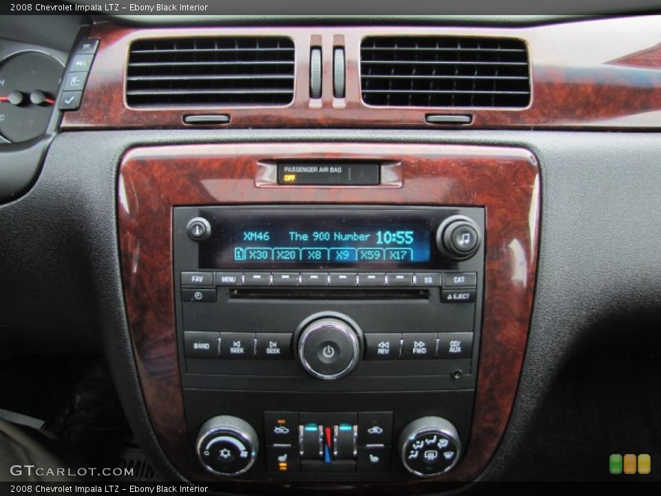Ebony Black Interior Controls for the 2008 Chevrolet Impala LTZ #59164682