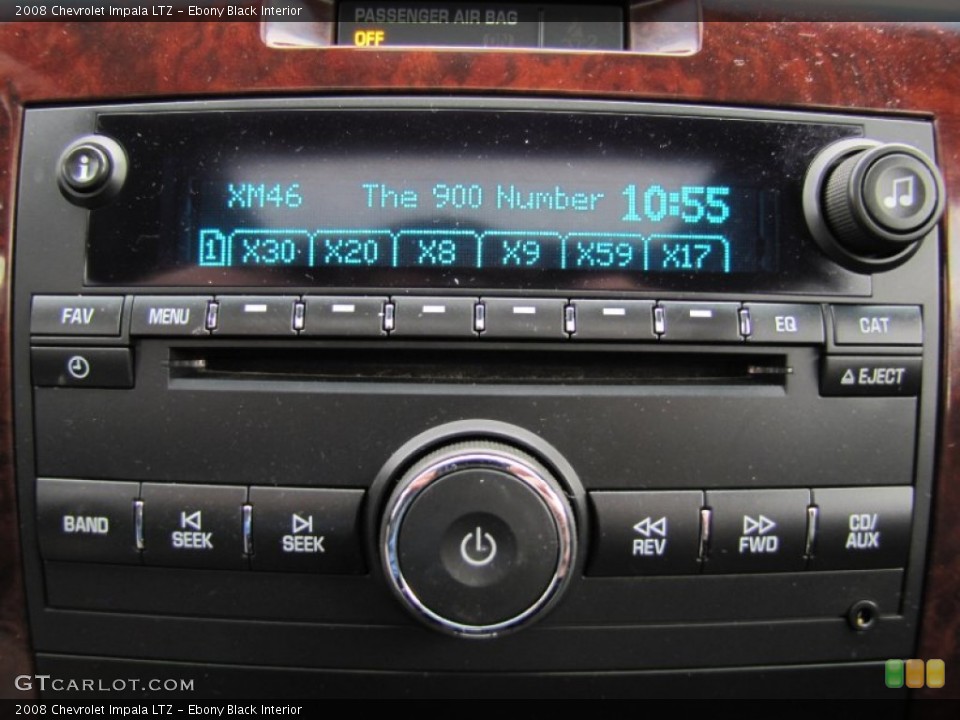 Ebony Black Interior Audio System for the 2008 Chevrolet Impala LTZ #59164688