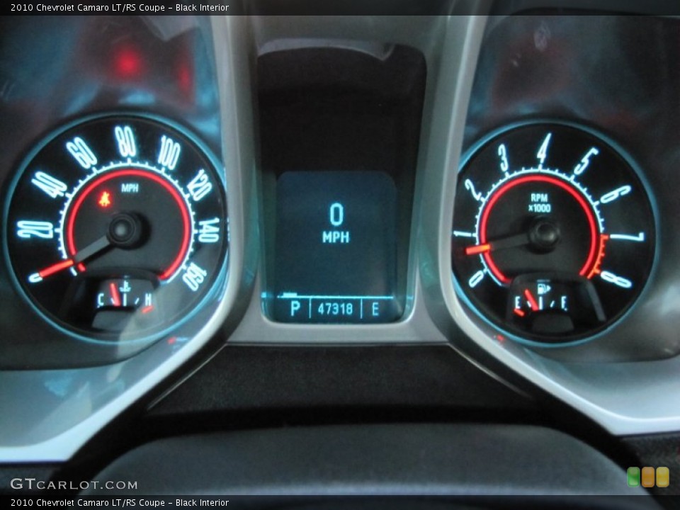 Black Interior Gauges for the 2010 Chevrolet Camaro LT/RS Coupe #59164835