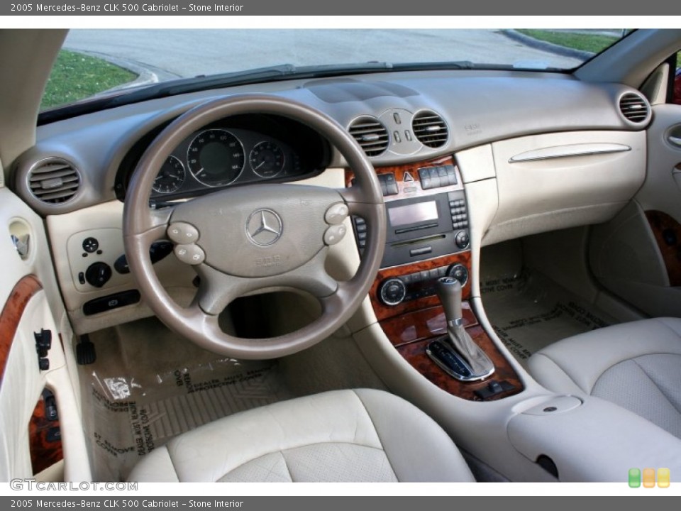 Stone Interior Dashboard for the 2005 Mercedes-Benz CLK 500 Cabriolet #59166842