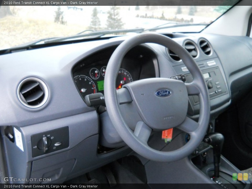 Dark Gray Interior Dashboard for the 2010 Ford Transit Connect XL Cargo Van #59167241