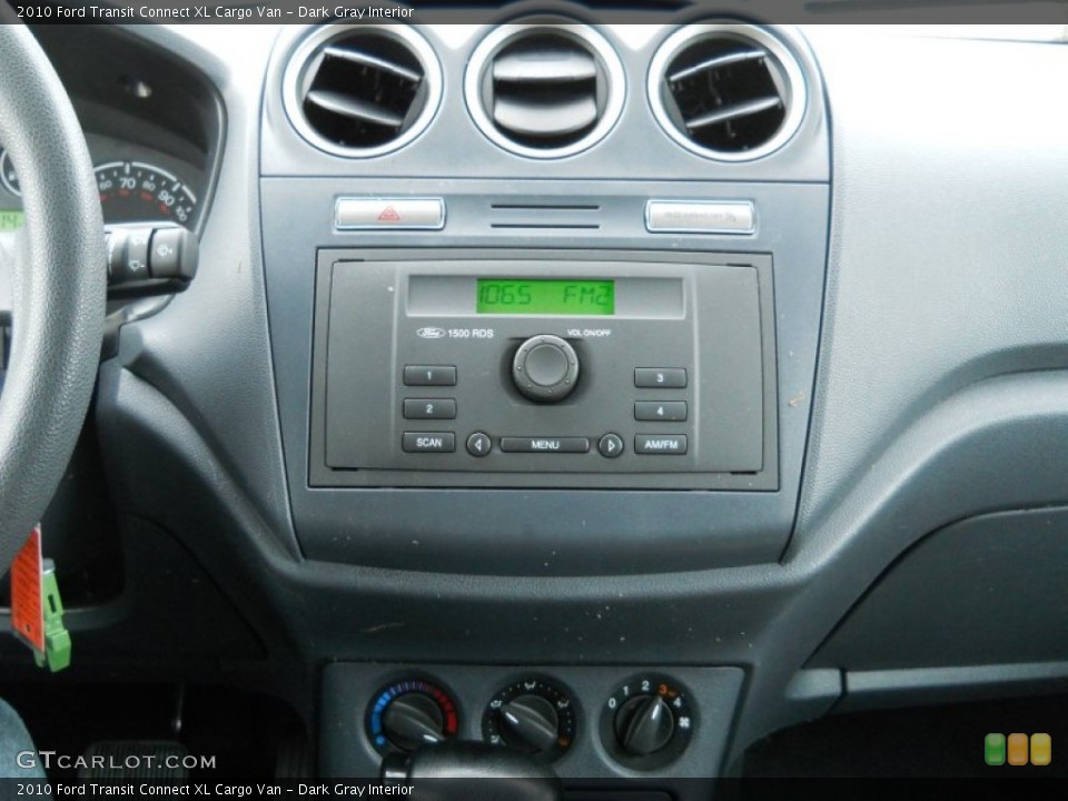 Dark Gray Interior Controls for the 2010 Ford Transit Connect XL Cargo Van #59167247