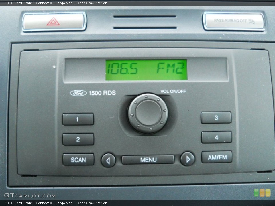 Dark Gray Interior Audio System for the 2010 Ford Transit Connect XL Cargo Van #59167250
