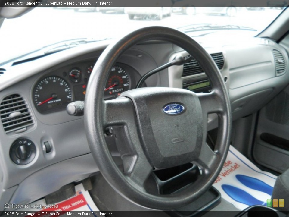 Medium Dark Flint Interior Steering Wheel for the 2008 Ford Ranger XLT SuperCab #59167286