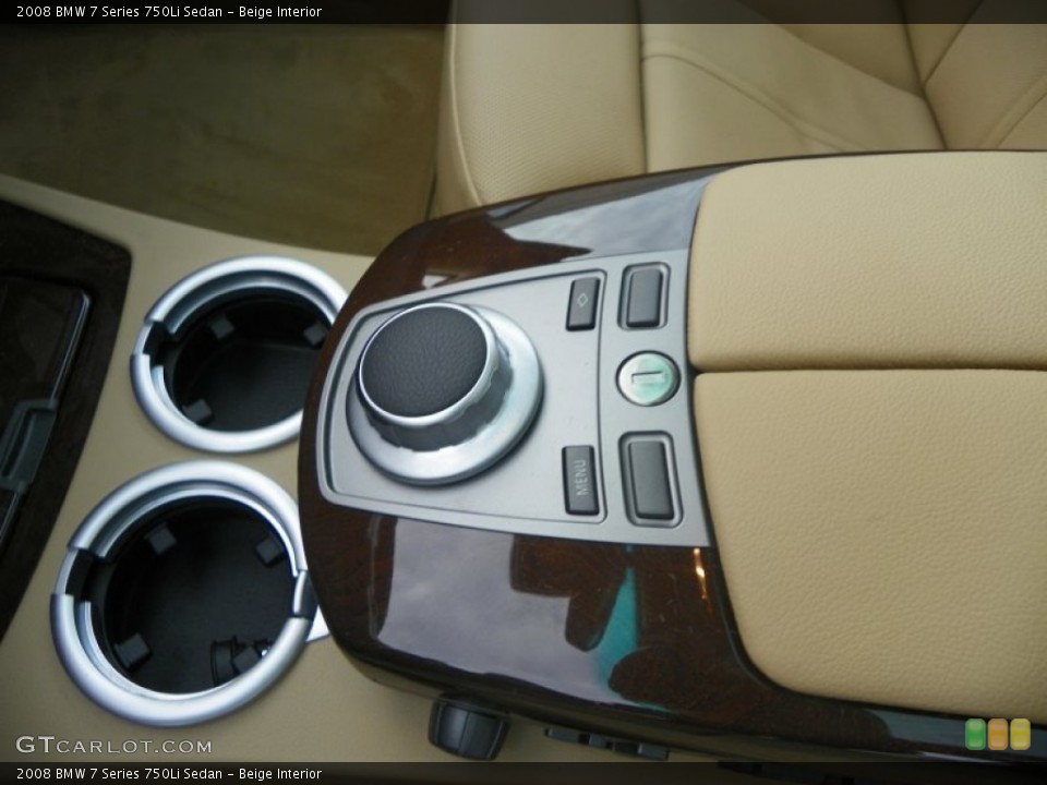 Beige Interior Controls for the 2008 BMW 7 Series 750Li Sedan #59167886