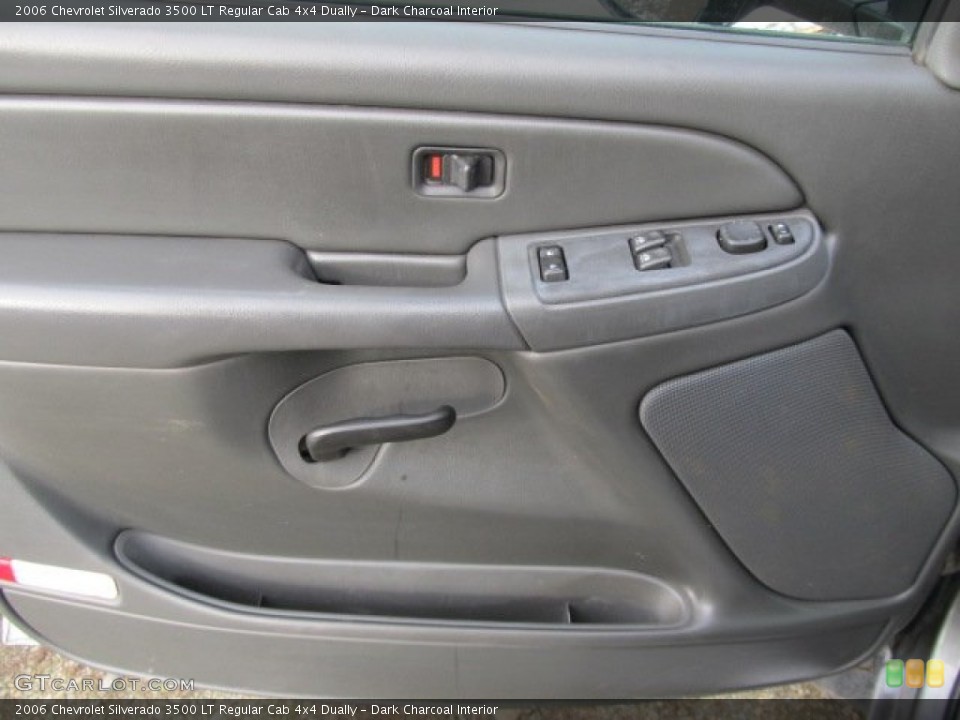 Dark Charcoal Interior Door Panel for the 2006 Chevrolet Silverado 3500 LT Regular Cab 4x4 Dually #59174792