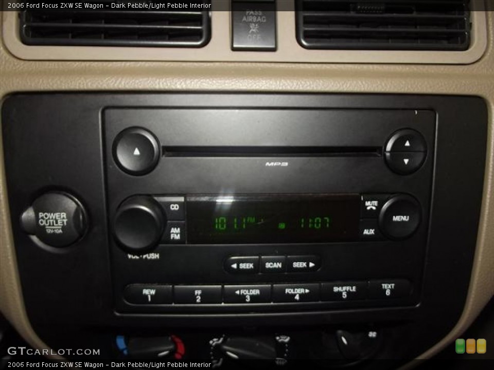 Dark Pebble/Light Pebble Interior Audio System for the 2006 Ford Focus ZXW SE Wagon #59175687