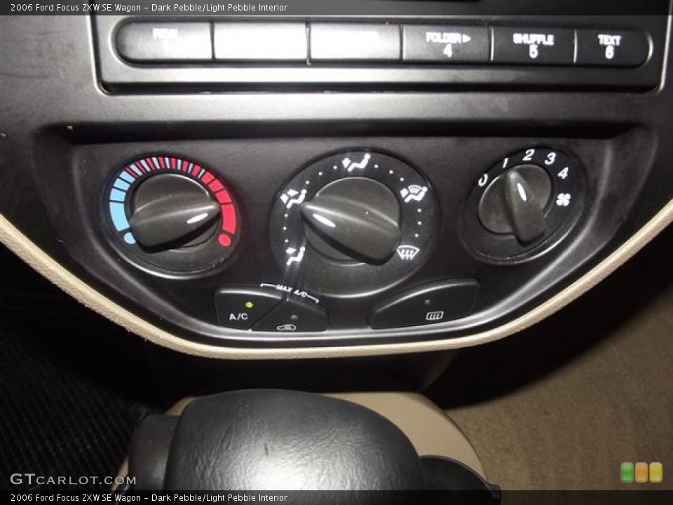 Dark Pebble/Light Pebble Interior Controls for the 2006 Ford Focus ZXW SE Wagon #59175695
