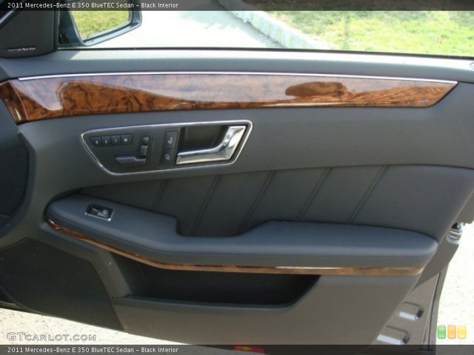 Black Interior Door Panel for the 2011 Mercedes-Benz E 350 BlueTEC Sedan #59176136