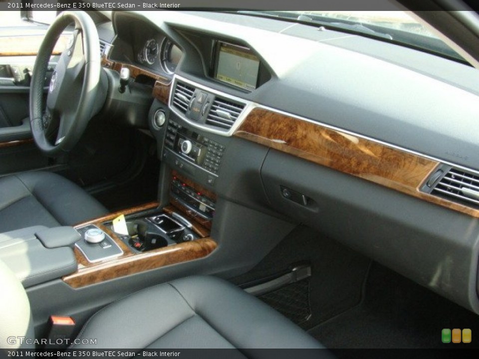Black Interior Dashboard for the 2011 Mercedes-Benz E 350 BlueTEC Sedan #59176148