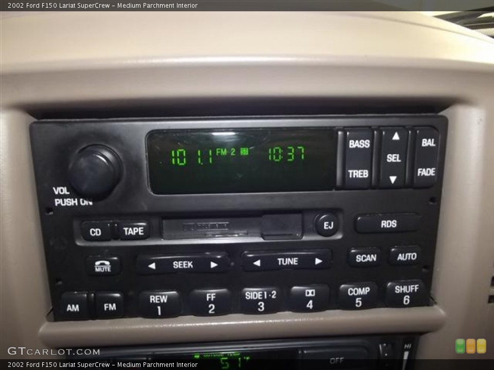 Medium Parchment Interior Audio System for the 2002 Ford F150 Lariat SuperCrew #59177729