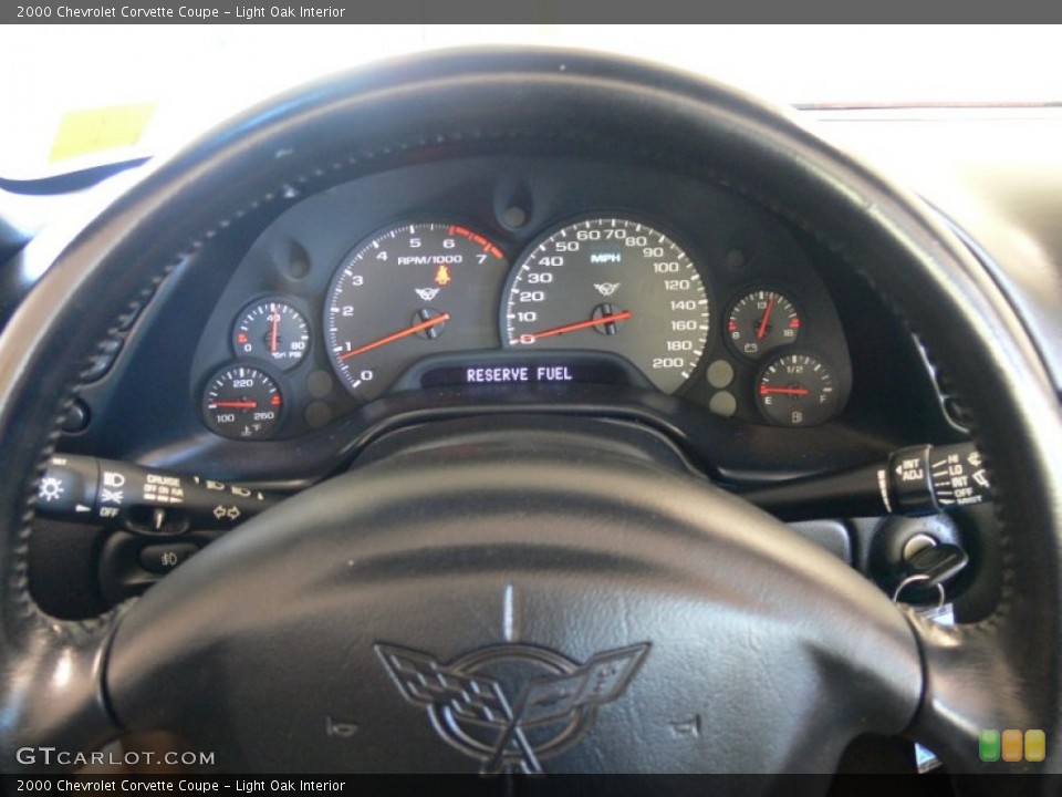 Light Oak Interior Gauges for the 2000 Chevrolet Corvette Coupe #59180420