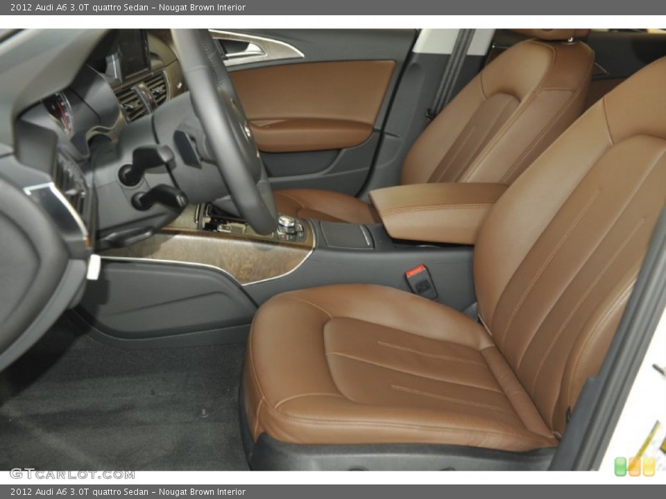 Nougat Brown Interior Photo for the 2012 Audi A6 3.0T quattro Sedan #59181752