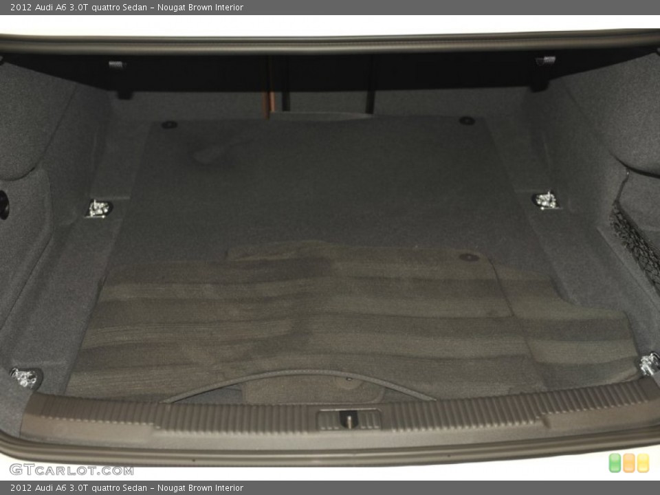 Nougat Brown Interior Trunk for the 2012 Audi A6 3.0T quattro Sedan #59182013