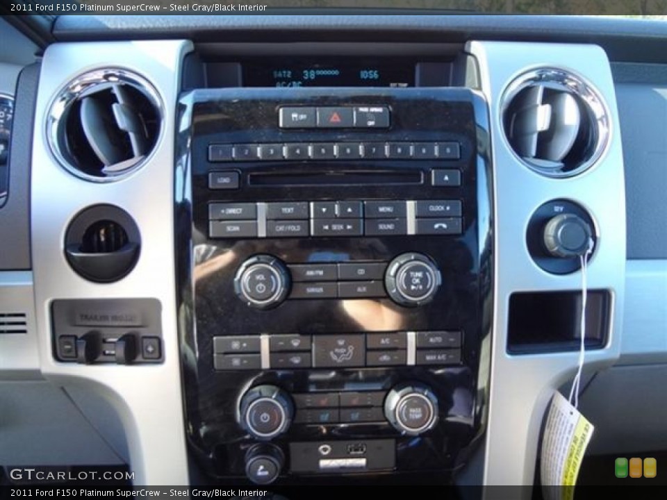Steel Gray/Black Interior Controls for the 2011 Ford F150 Platinum SuperCrew #59185479