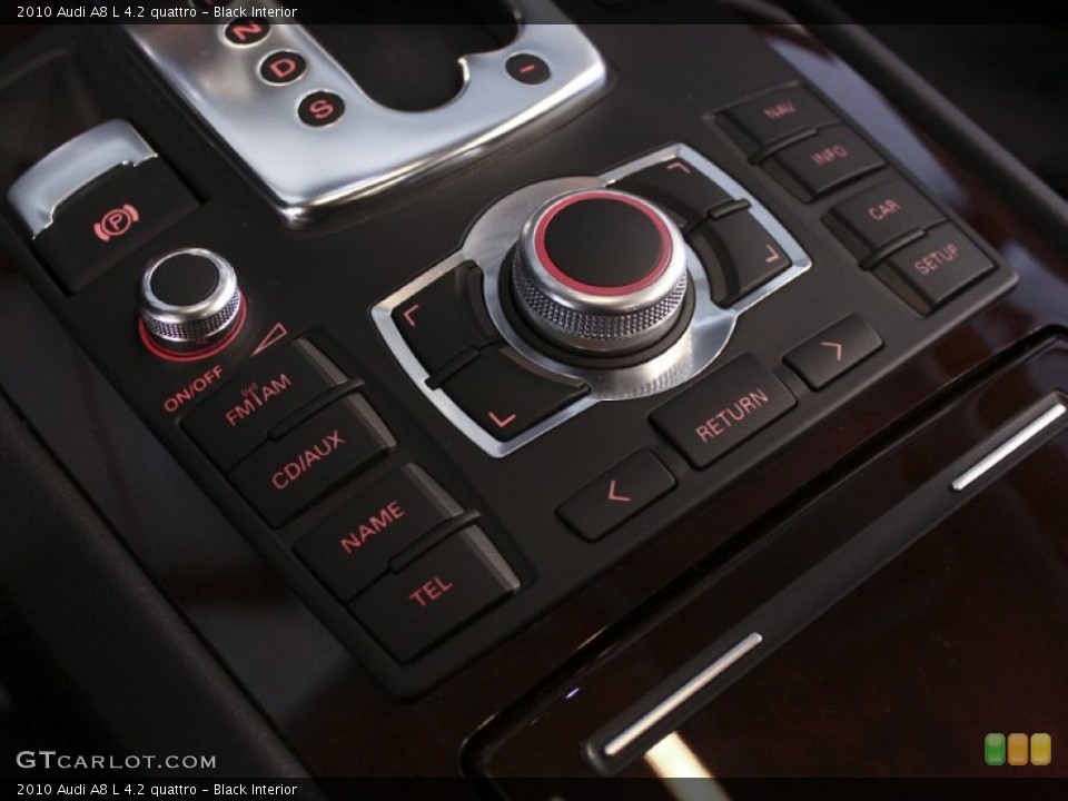 Black Interior Controls for the 2010 Audi A8 L 4.2 quattro #59186138