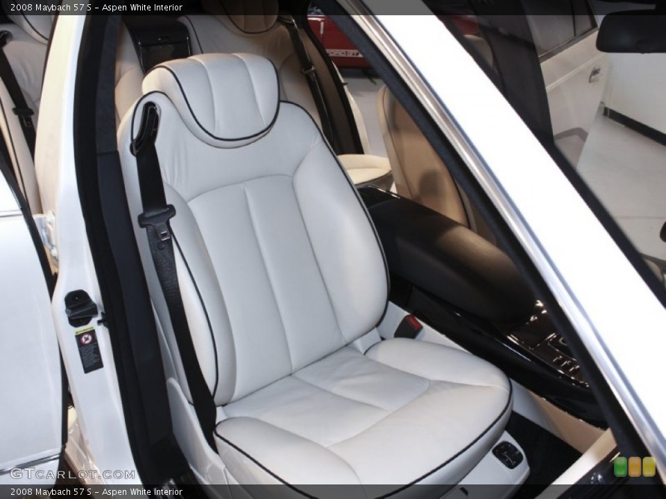 Aspen White Interior Photo for the 2008 Maybach 57 S #59186873