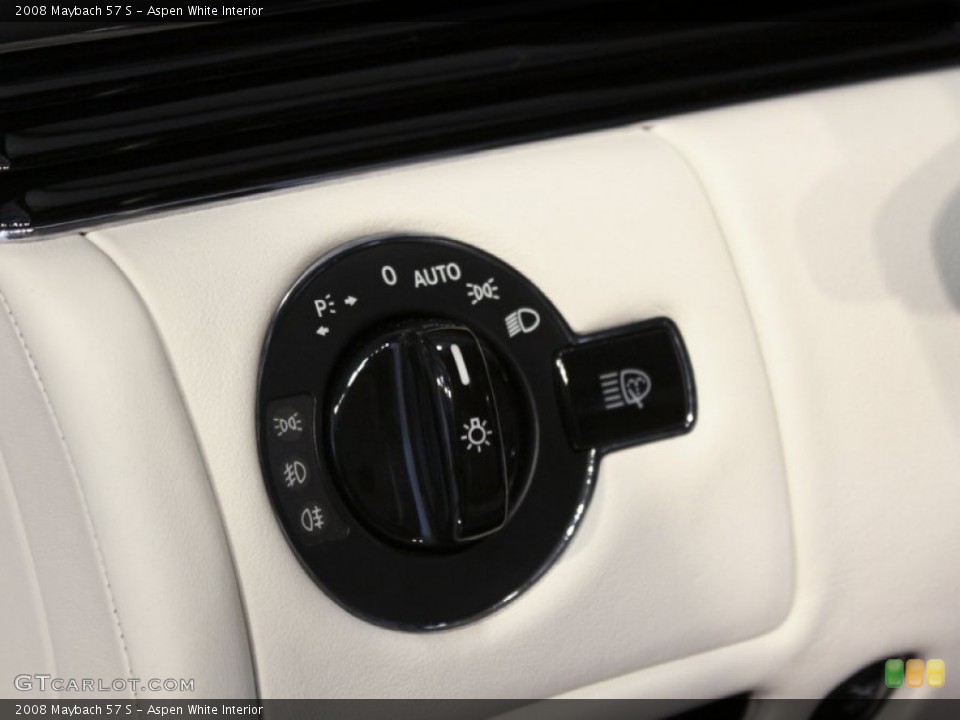 Aspen White Interior Controls for the 2008 Maybach 57 S #59186933