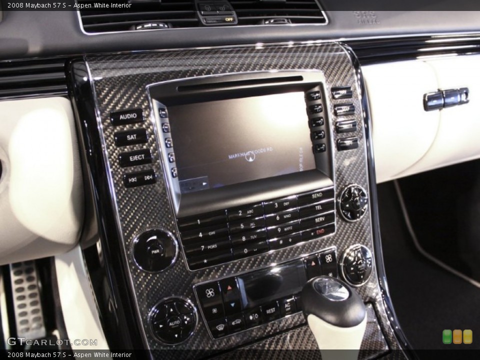 Aspen White Interior Controls for the 2008 Maybach 57 S #59187065