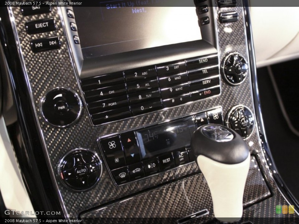 Aspen White Interior Controls for the 2008 Maybach 57 S #59187074